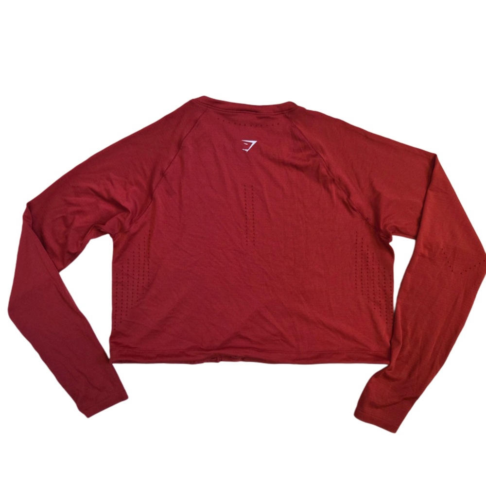 Gymshark Burgundy Long Sleeve Tee